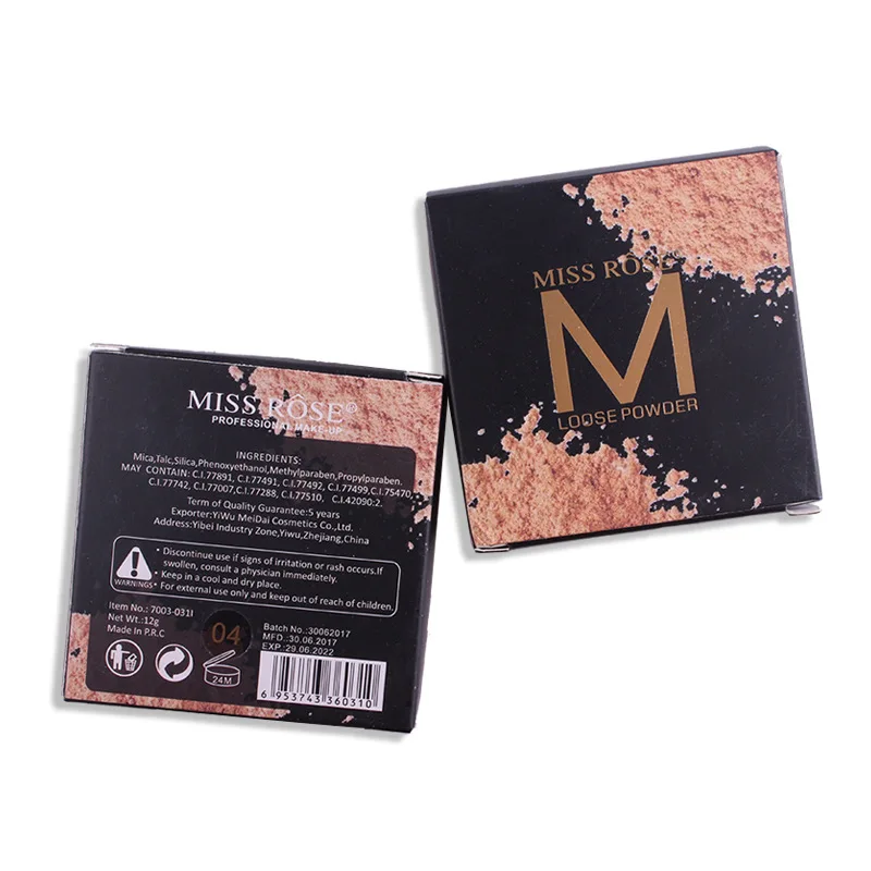 

Miss Rose 11 Colors Fixed Loose Powder Bronzer Face Palette Contouring Women's Cosmetics For Makeup Foundation Long Lasting Sale
