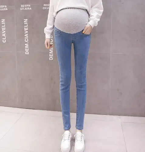 

Maternity Jeans For Pregnant Women Fashion Skinny Stretch Denim Pants Maternity Elastic Waist Pencil Trousers Pregnancy Clothes