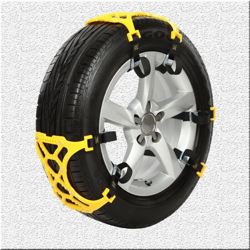 Автомобильная зимняя противоскользящая цепь с двойной пряжкой 6 шт./компл.|Цепи