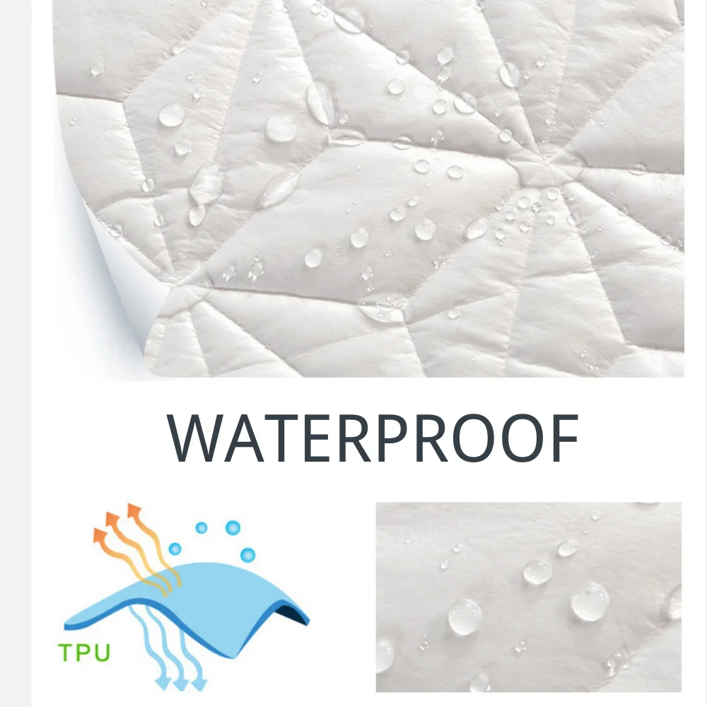 ADOREHOUSE водонепроницаемый коврик для кровати тонкий стеганый матрас переносной