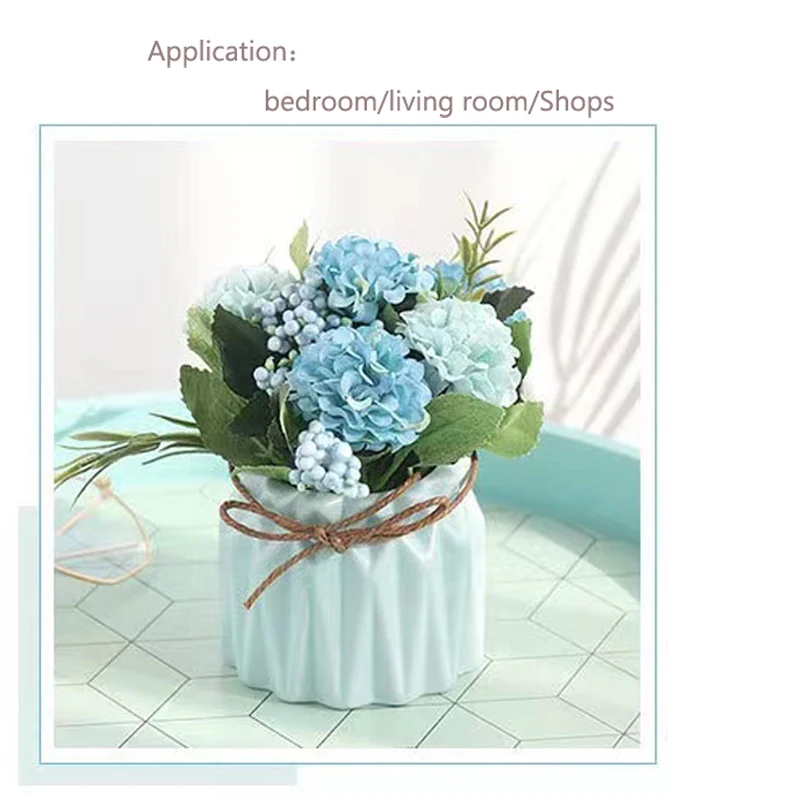 

Artificial Decor Vase Wall Decoration Flower Pots Home Decoration Accessories For Bedroom Home Decoration Silk Flowers