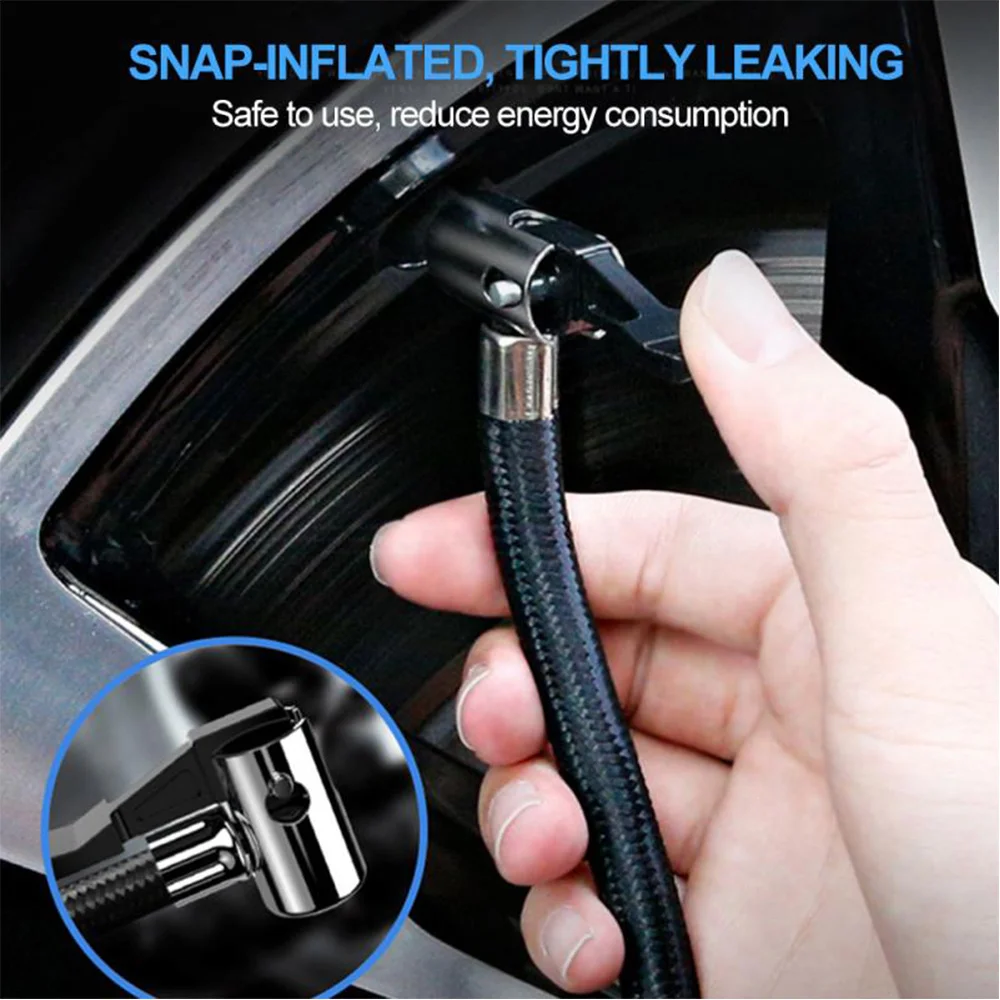 

Air Compressor Tire Inflator - Electric Auto Pump 12V DC Portable Air Compressor Pump Digital Tire Inflator Car Tire Pump