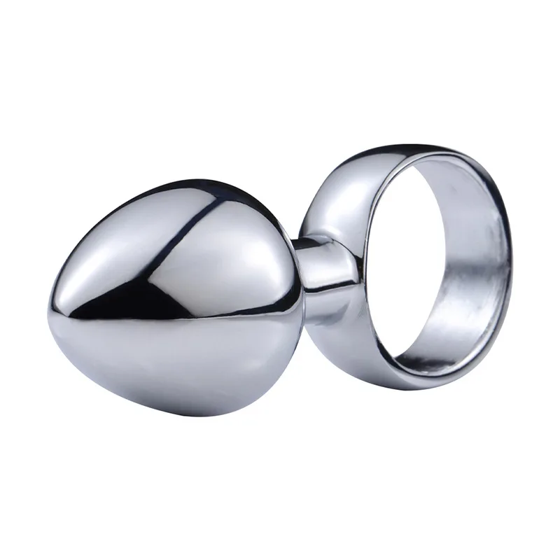 Анальная пробка секс игрушки из нержавеющей гладкой стали хвост тренажер для