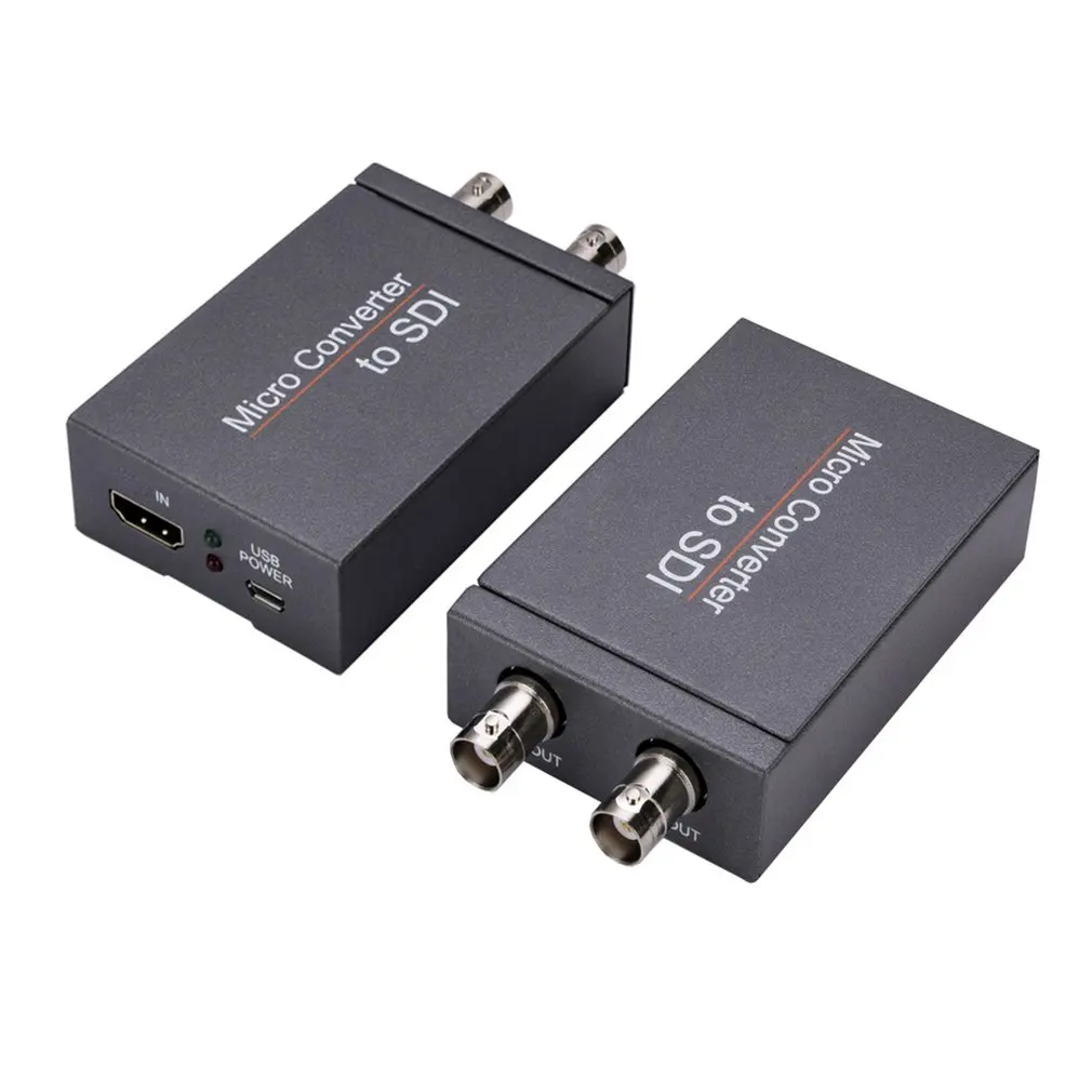 

HD 1080P Video Micro Converter SDI to HDMI-compatible To SDI Adapter Converter with Audio Auto Format Detection with USB Adaptor