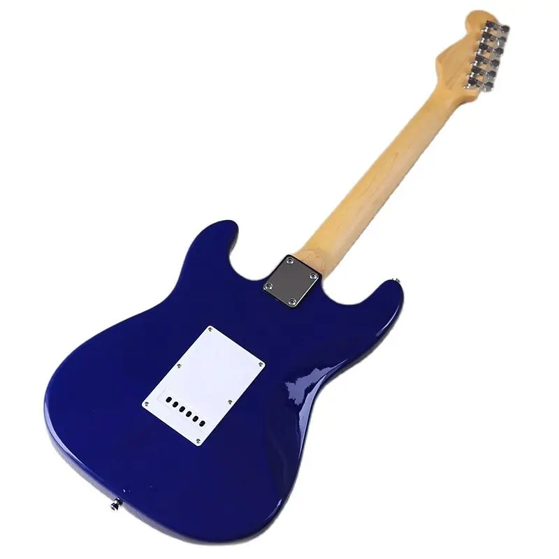 hochglanz elektrische gitarre 6 string rote gitarre elektrische feste linde korpus 39 zoll 22 bünde e gitarre mit kleine fehler free global shipp