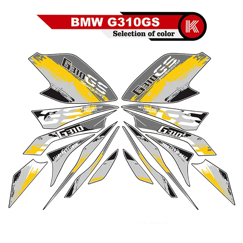 

NEW Motorcycle Accessories 3D Gel Fairing Sticker Protector Pad Number Board Sticker Decals Suit For BMW G310GS G310 GS g310gs