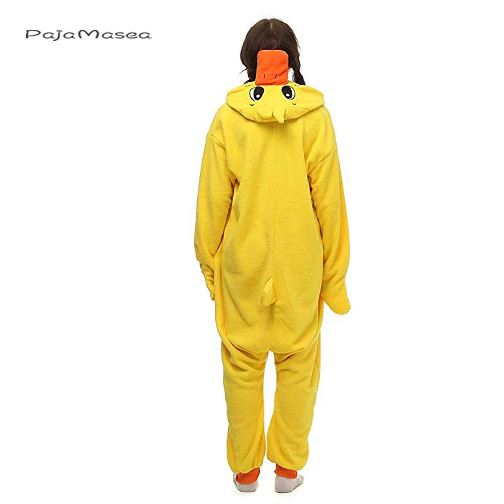 Комбинезон-Кигуруми для косплея в виде желтой утки Хэллоуина комбинезон