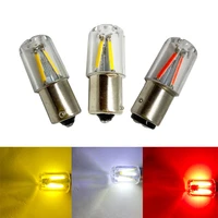 1pcs 1156 p21w ba15s 1157 bay15d cob led filament chip car brake lights auto reverse bulb parking lamp 12v red white yellow