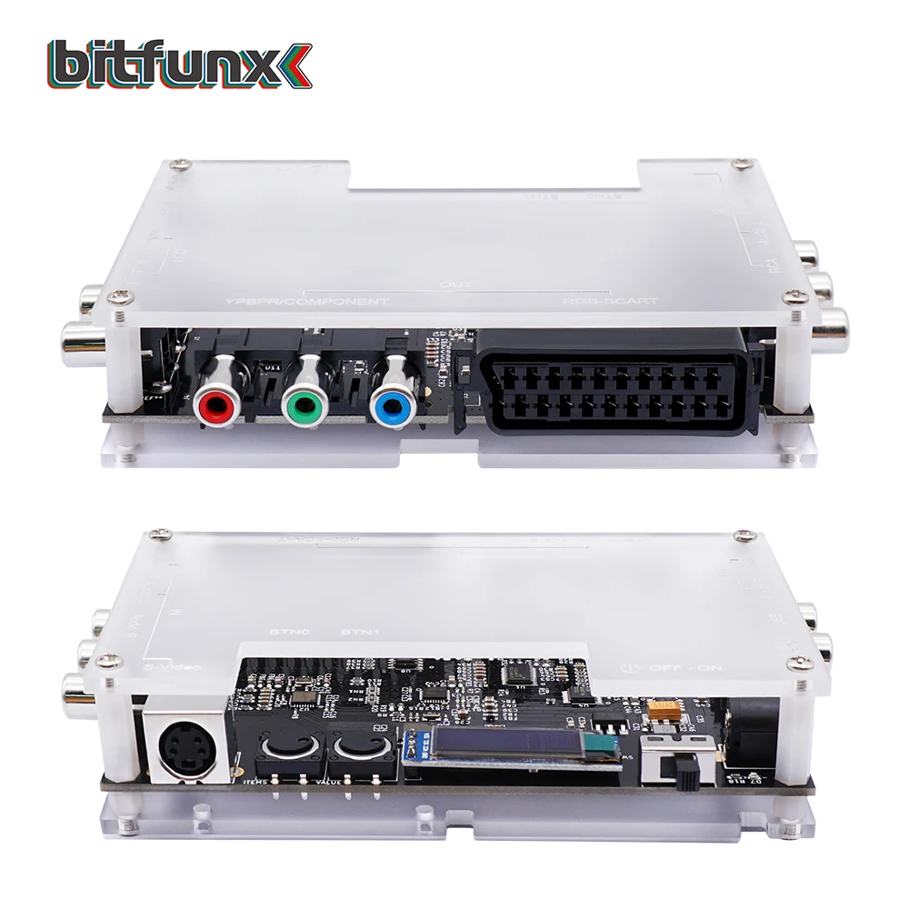 Bitfunx OSSC Add-on Board with Composite and S-video Input Linedouble and Smoothing Mode for NTSC PAL Retro Game Consoles images - 6