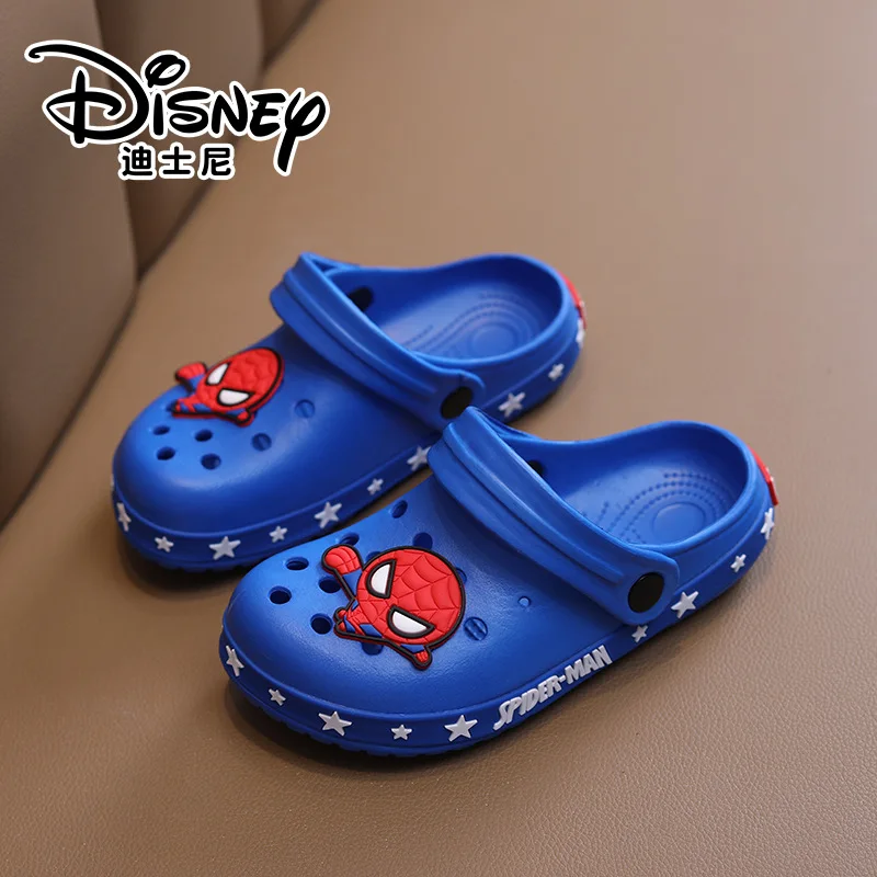 

Original Marvel Spider-Man Hole Shoes Slippers Beach Shoes Non-slip EVA Cute Children's Slippers Breathable Children's Shoes