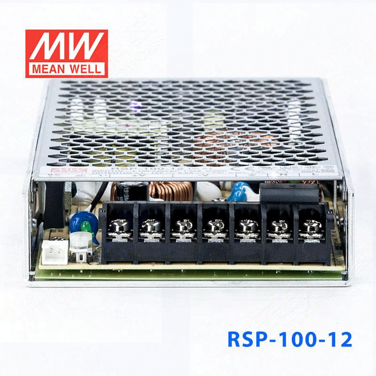 Meanwell RSP-100-12 12 В 8.5A meanwell RSP-100 в 102 Вт Один выход с PFC Функция питания | Обустройство