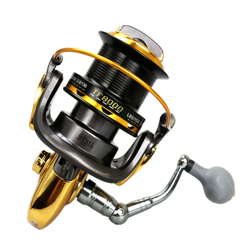 

Cheap 11000 Long Shot Spinning Reel Sea Rock Angling Lure Bait Saltwater Freshwater Distance Casting Reels Left Right Hand Wheel