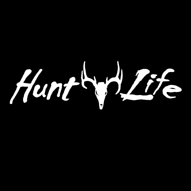 

Creative Hunt Life Car Sticker Windshield Bumper Motorcycle Helmet Decals High Quality KK Vinyl Cover Scratched Waterproof PVC