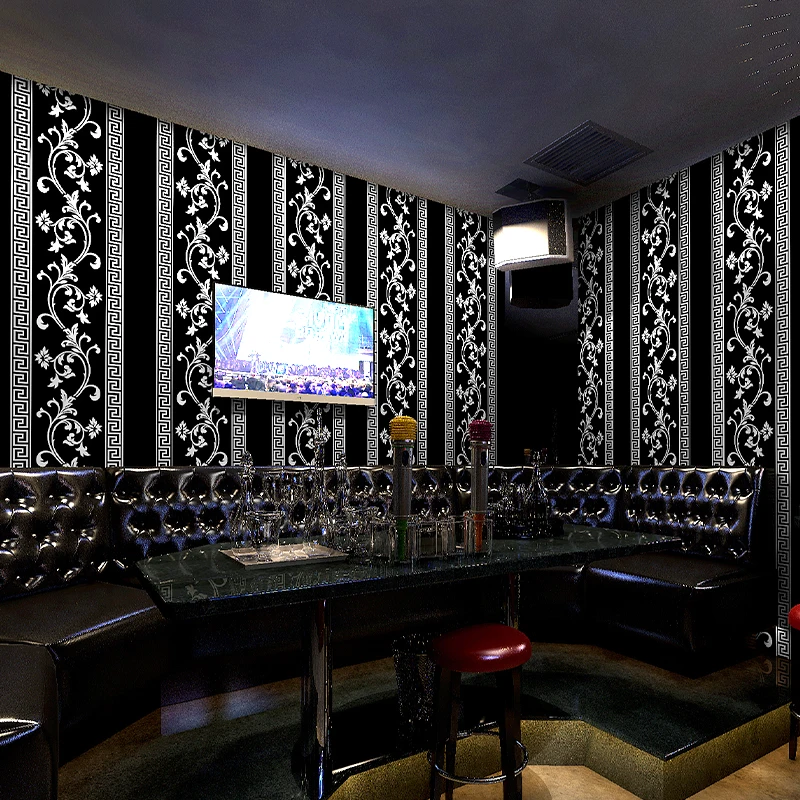 Европейская трехмерная полоса настенная бумага рулон для стен светоотражающая