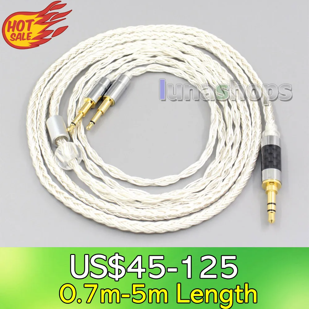 

LN007050 16 Core OCC Silver Plated Headphone Cable For Sol republic Master Tracks HD V8 V10 V12 X3 Headphone