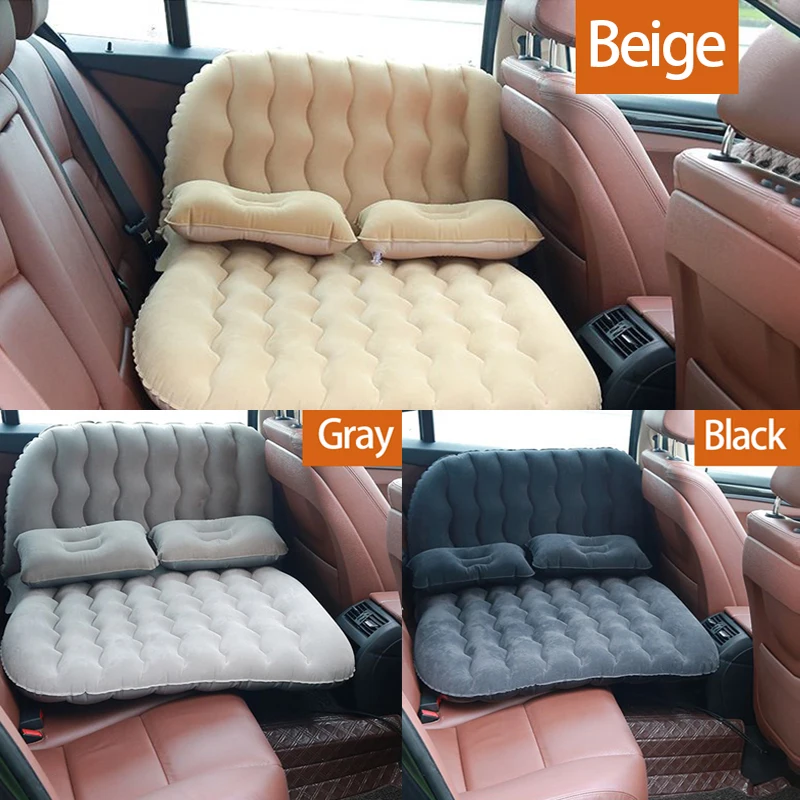 Автомобильная надувная кровать переносная подушка для заднего сиденья надувной