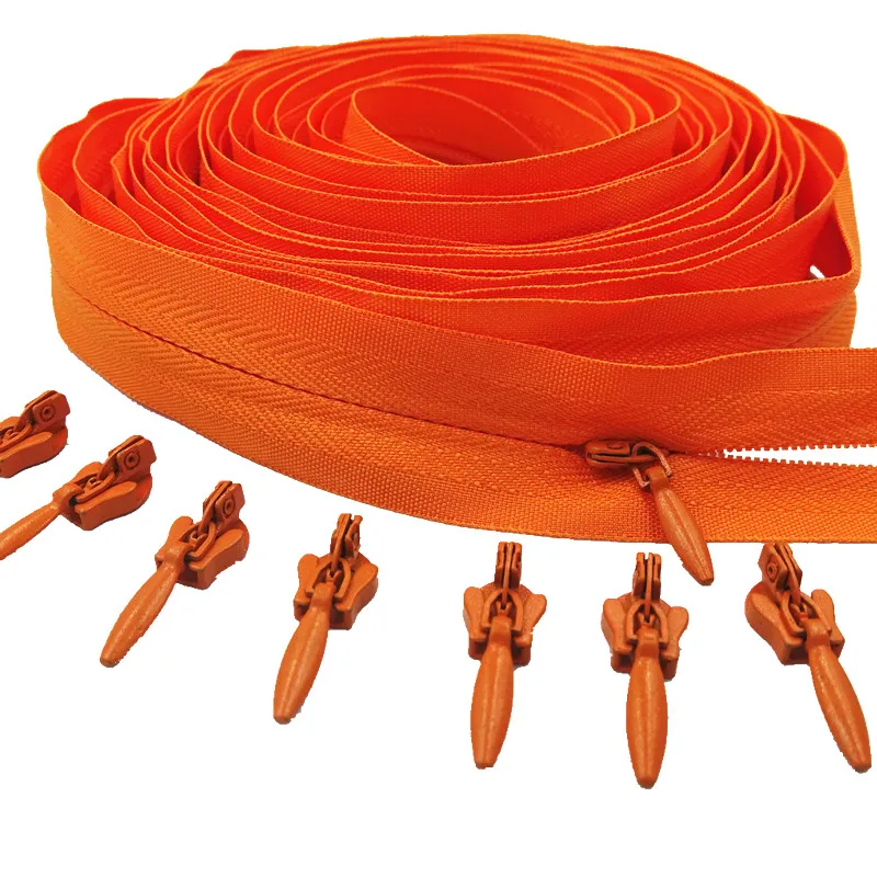 

10 Colors 100Pcs Automatic lock Slider 3# Invisible Nylon Coil DIY Sewing Tool