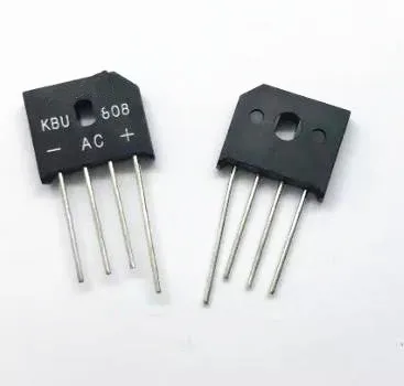 

10 шт. KBU608 Оригинальный Новый выпрямитель мост плоский мост стек 6A 800V