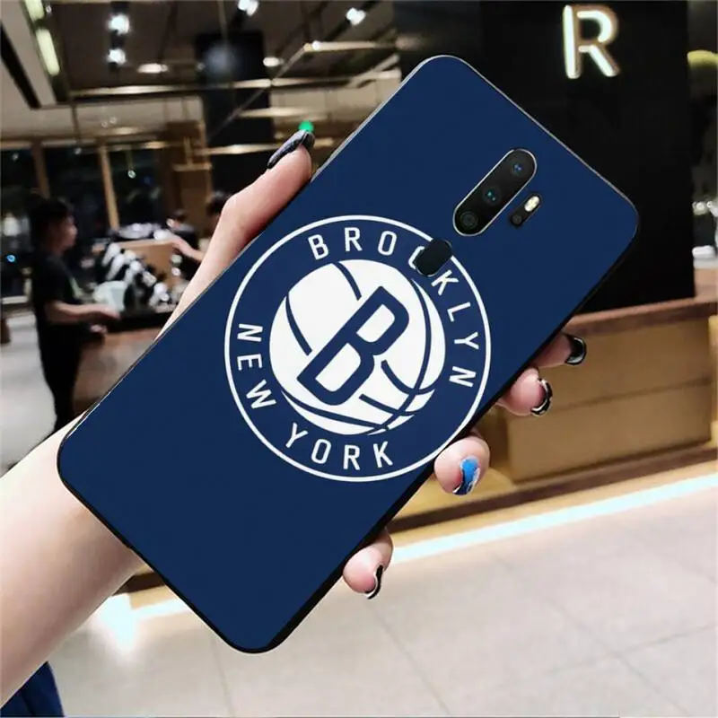 

LJHYDFCNB Brooklyn Nets Phone Case For Oppo Reno2 Z 2Z Realme5 6 Pro R9S 11 Plus 15 17 Pro