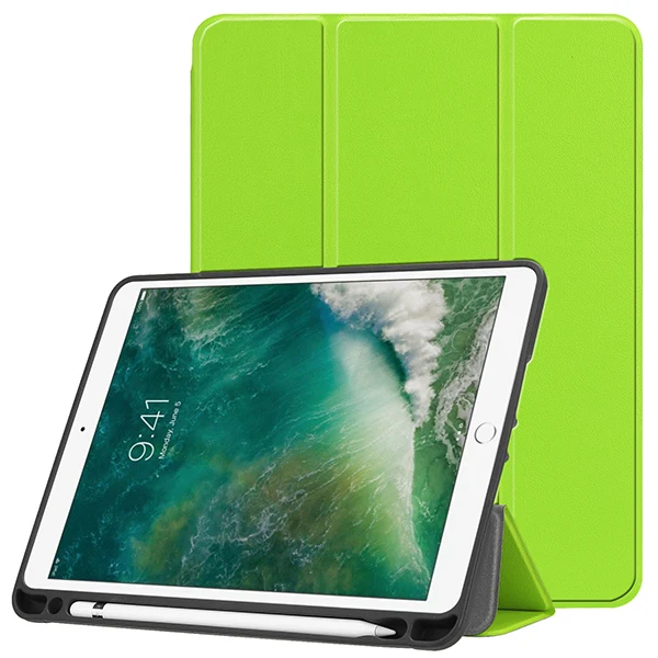 IPAD105 KSTBC GN Чехол для планшета для Ipad air 3 10,5 Силиконовый чехол Чехол для Ipad Pro 10,5 ТПУ чехол для Ipad 10,5 с держателем карандаша - Цвет: IPAD105 KSTBC GN