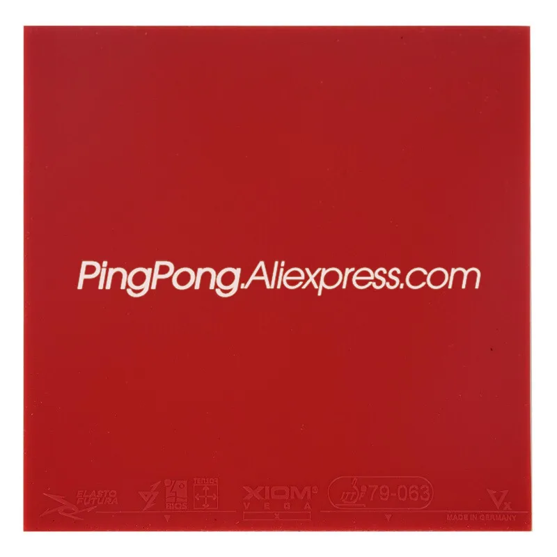 XIOM VEGA X TEN Table Tennis Rubber VEGA-X Original Ping Pong Sponge | Спорт и развлечения