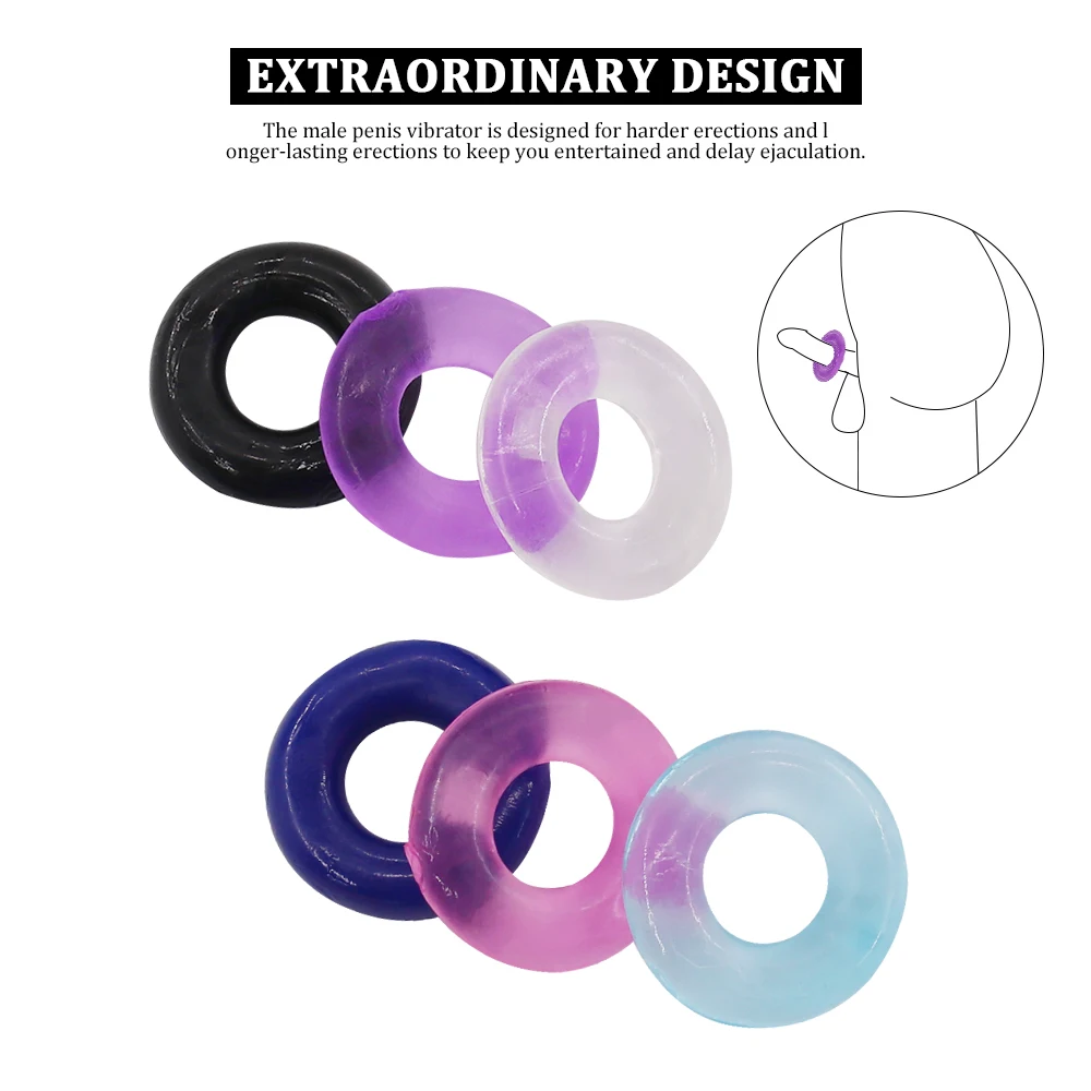 Секс-игрушки для взрослых EXVOID Lock задержки эякуляции 3 шт. кулинарный пенис кольцо