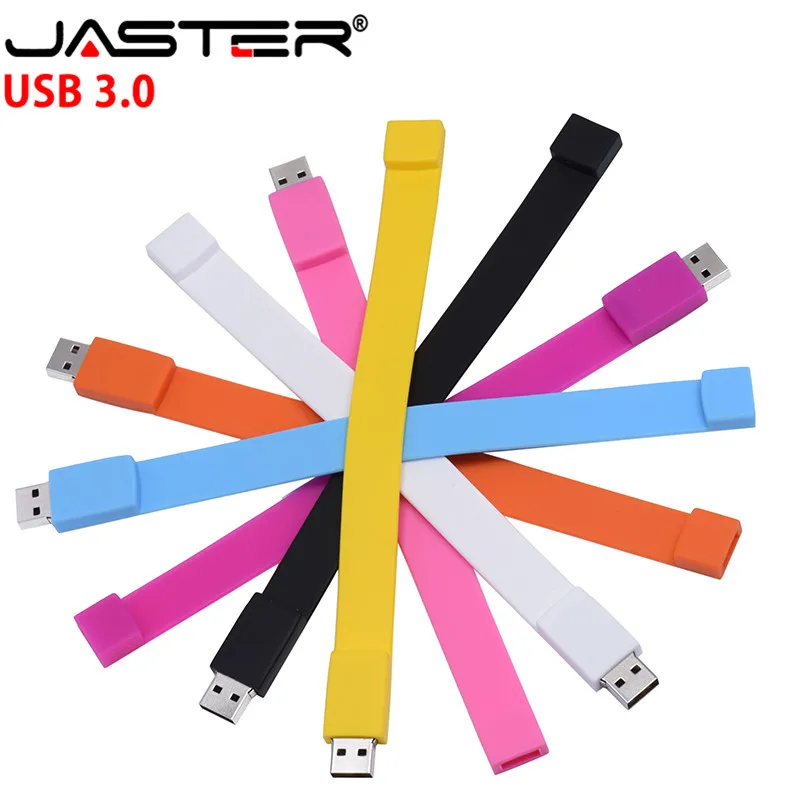 JASTER 3 0 100% реальная емкость силиконовый браслет на запястье pendrive 16GBUSB USB