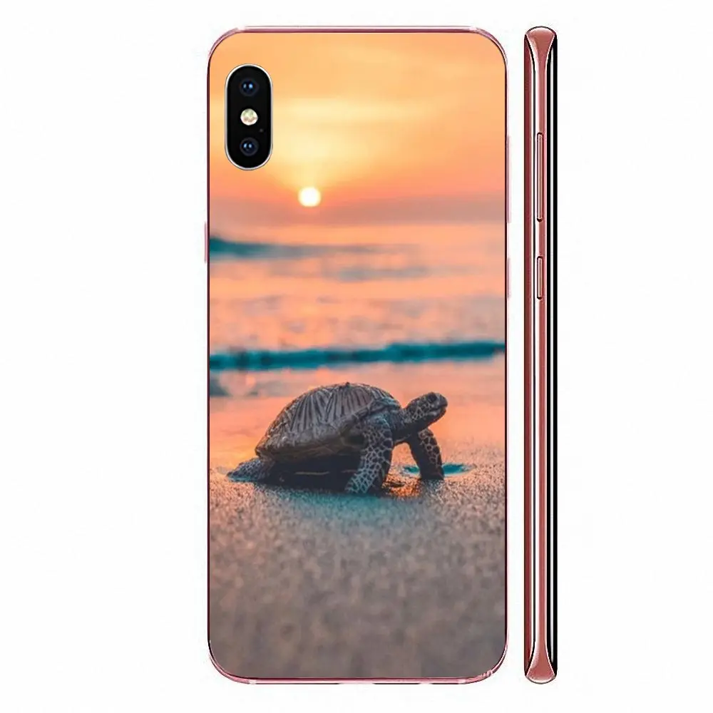 Популярные Черепашки для Apple iPhone 11 Pro X XS Max XR 4 4S 5 5C 5S SE SE2 6 6S 7 8 Plus мягкие чехлы