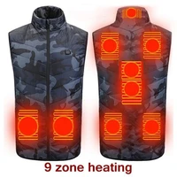942 areas heated vest 3 speed adjustable temperature heating vest usb charging warmer jacket sleeveless self heating vest