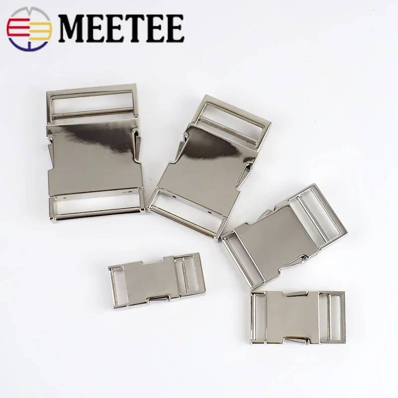 Металлическая боковая пряжка Meetee 14/19/25/31/38 мм 5 шт.|Пряжки и крючки| |