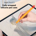 Чехол для Apple Pencil 2, мягкий силиконовый держатель для стилуса, совместимый с Apple Ipad, планшета, сенсорного экрана, защитный чехол 2018