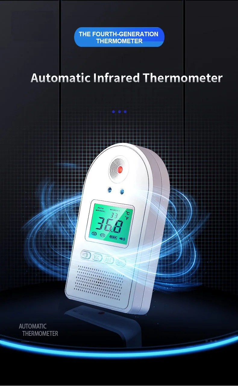 

Fast Accurate Electronic Thermometer Skin Surface Cofoe Non-contact Fever Scan Termometro Digital Thermometer Mercury EC50WD