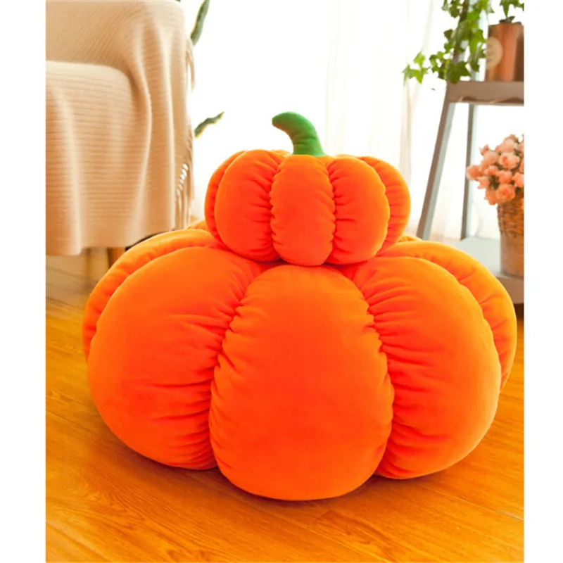 Cute Pumpkin Plush Pillow 25cm/35cm/50cm Toys Halloween Decoration Doll Kids Birthday Gift | Дом и сад