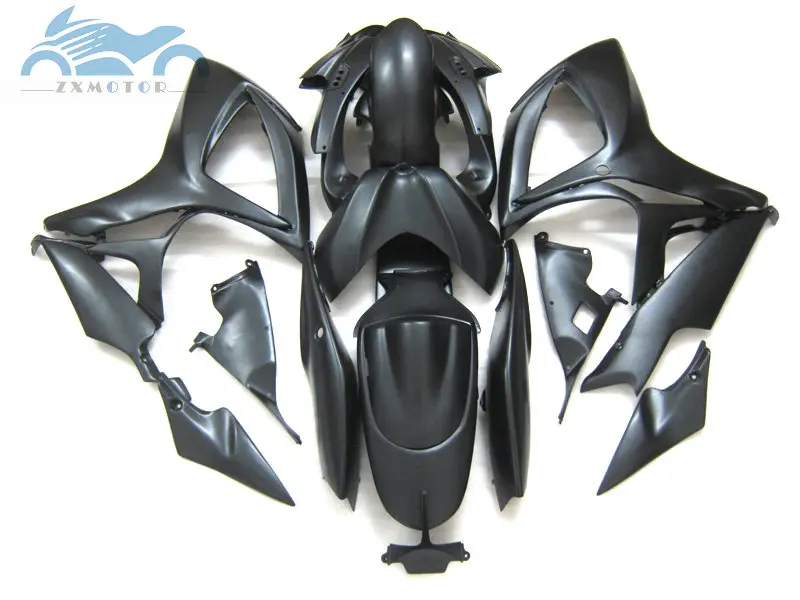 Обновите комплект обтекателей для SUZUKI K6 GSXR600 750 2006 2007 антиблокировочная система, мотоциклетные обтекатели комплект GSXR750 GSX R600 06 07 Черный Серый кузов