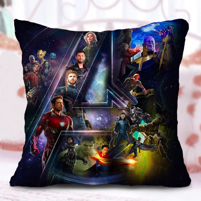 H03 1 шт. 45x45 см Marvel's Avengers3 Unlimited War наволочка полиэфирные наволочки Талия Подушка Декоративные подушки Чехол - Цвет: H03