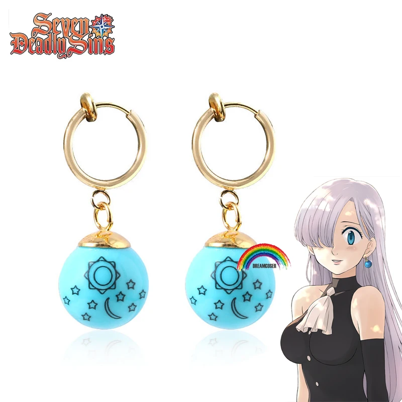 Серьги в виде капсульных грехов из аниме Семь смертных |