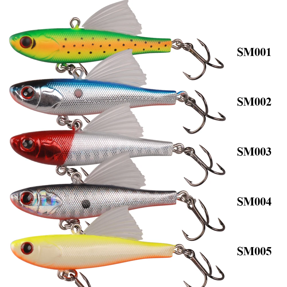 Умная Рыболовная Приманка VIB жесткая приманка 55 мм 10 4 г крючок VMC с объемными