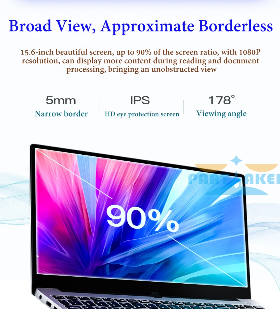 Partaker L4 новейший 15,6 дюймовый ноутбук i7 4500U 4600U двухъядерный ультратонкий ноутбук с подсветкой Клавиатура с Bluetooth WiFi
