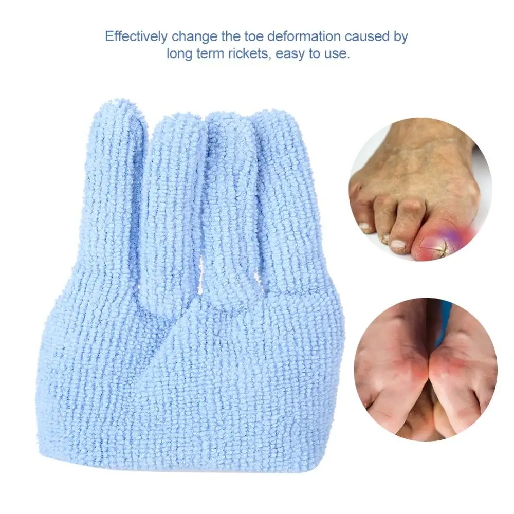 

Toe Separator Pads Prevent Toes Stick Adhesion Ulcers Deformation Deodorant Breathable Moisture Foot Care Aligner Medical Supply