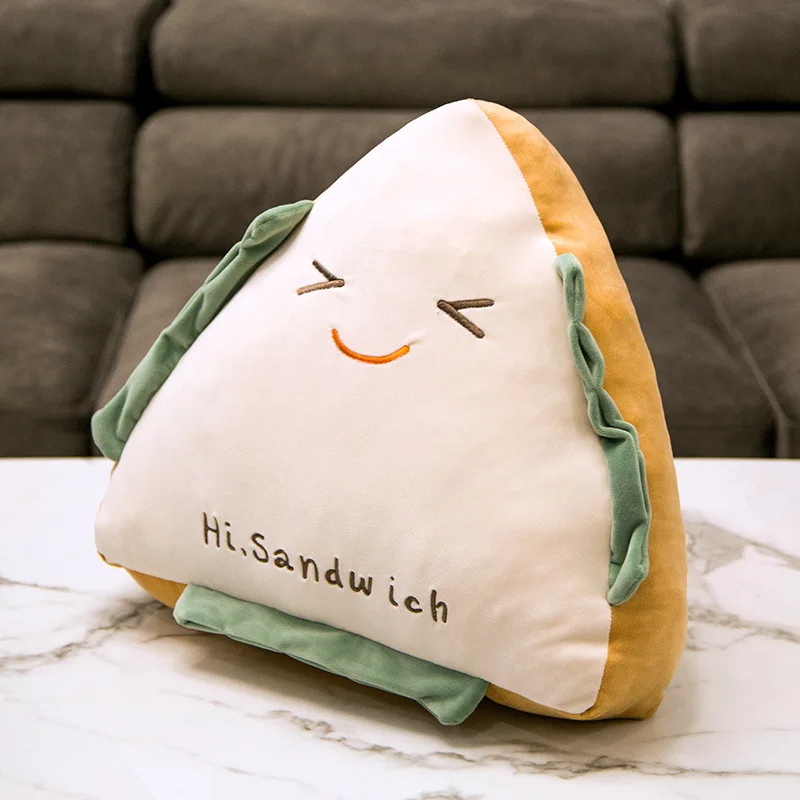 Симпатичная имитация тостов плюшевая игрушка в виде сэндвич бургеров мягкая