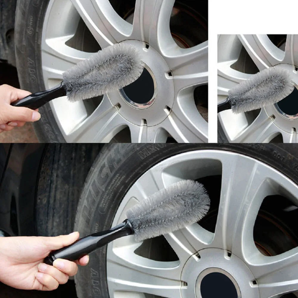 Автомобильный грузовой автомобиль мотоцикл велосипед колесный обод шины Щетка