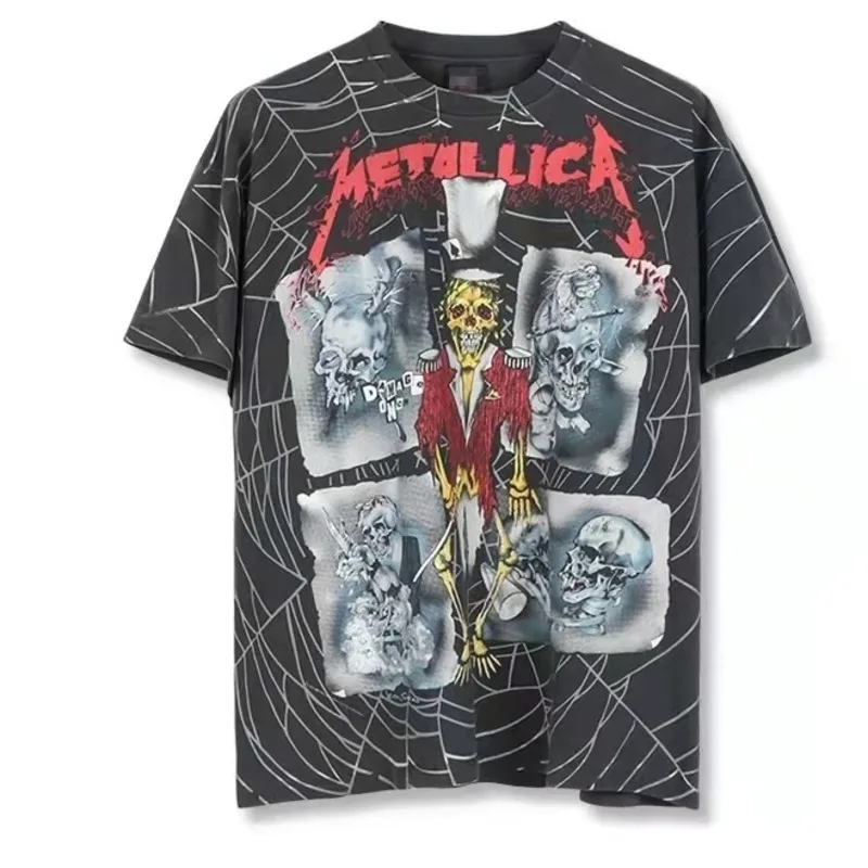 

Футболка женская оверсайз в стиле хип-хоп с принтом и коротким рукавом