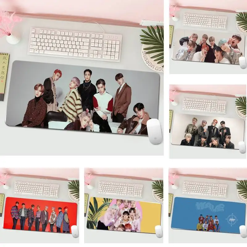 

ATEEZ kpop Durable Rubber Mouse Mat Pad L Large Gamer Keyboard PC Desk Mat Computer Tablet Gaming Mouse Pad