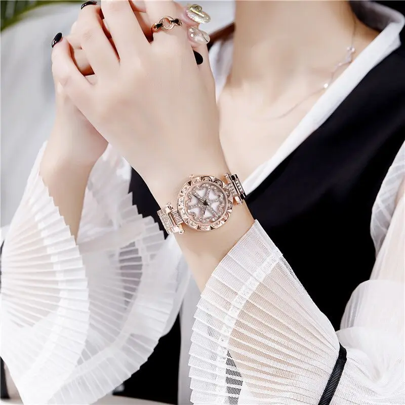 

Cacaxi Fashion Diamond-Studded Hot Style Ladies Quartz Watch Japanese Movement Jewelry Watch Gift Watch