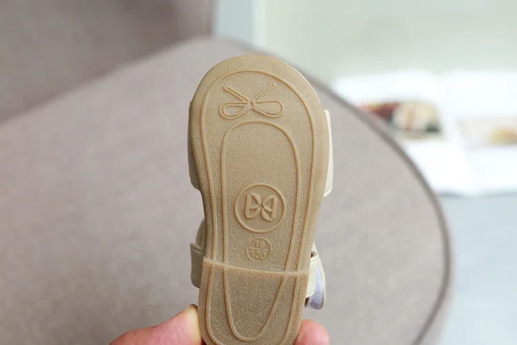 

Summer Baby Girls Casual Sandals Cartoon Princess Soft Bottom Beach Shoes Children's Summer Shoes