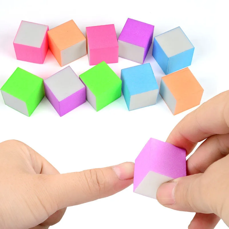 Губка для ногтей двухсторонняя Полировочная губка Блестящий лак инструменты