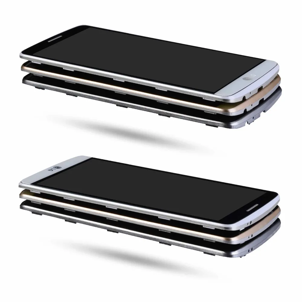 Дисплей для LG Optimus G3 LCD в сборе с тачскрином на рамке Черное Белое Золото D850 D851 D855