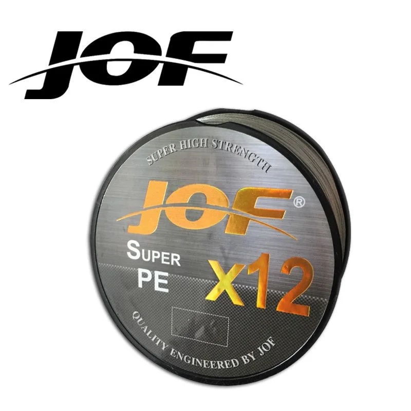 2021 New 12 Strands 300M Braided Fishing Line Anti-bite Fishing Line Japan Multifilament Smooth Fishing Line Accessories JOF