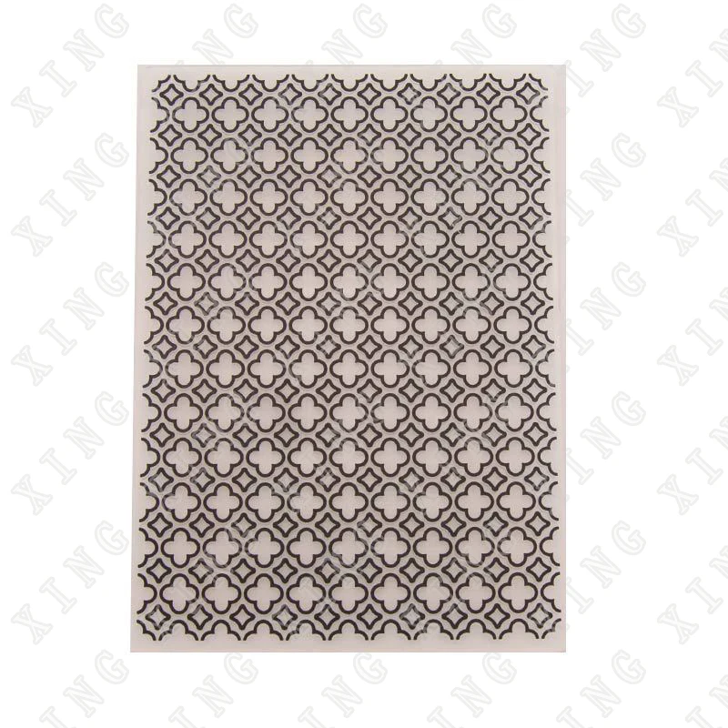 

Arrival New Four-leaf Flower 3d Embossed Folder for Diy Making Greeting Card Paper Scrapbooking No Stamps Metal Cutting Dies