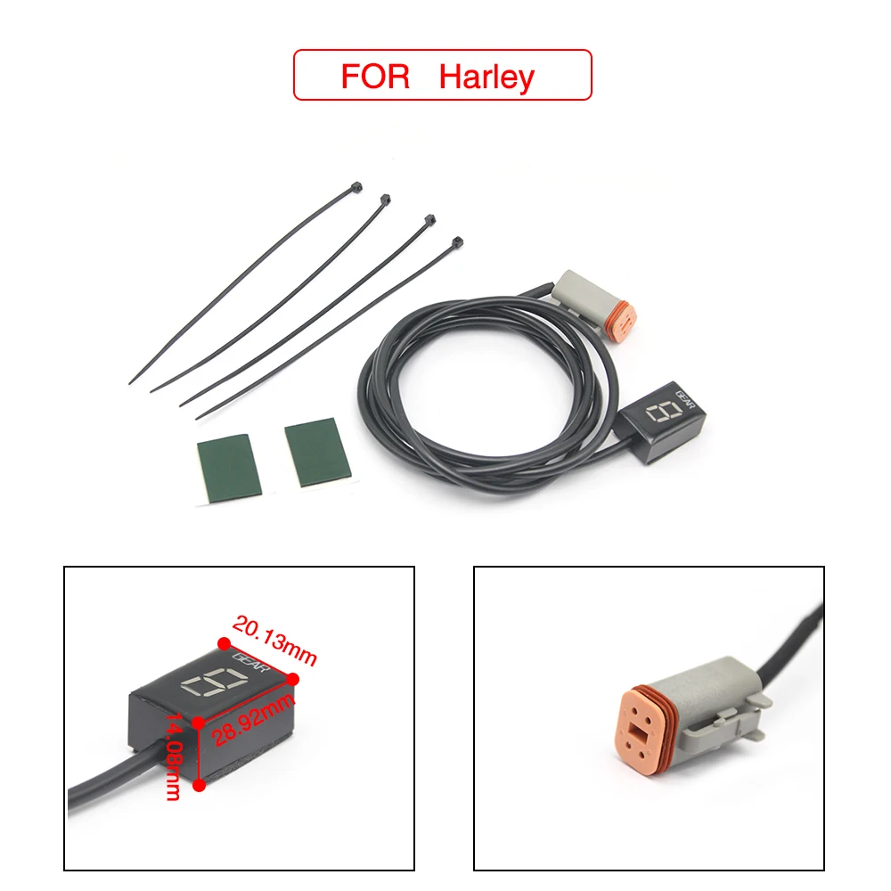 

SCL MOTOS 1-6 Gear Motorcycle EFI Speed Gear Display Indicator Ecu Plug Digital Gear Counter For Suzuki Honda Yamaha Kawasaki